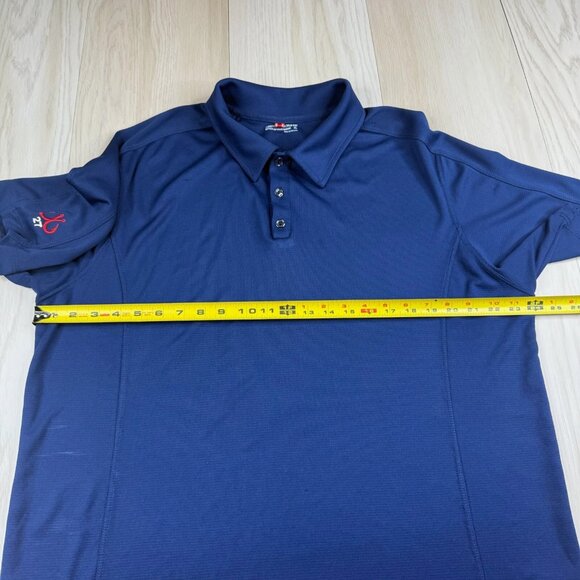 Montauk Tackle Co. Mens Blue Performance Lightweight Golf Polo Shirt Size XL - Picture 12 of 13